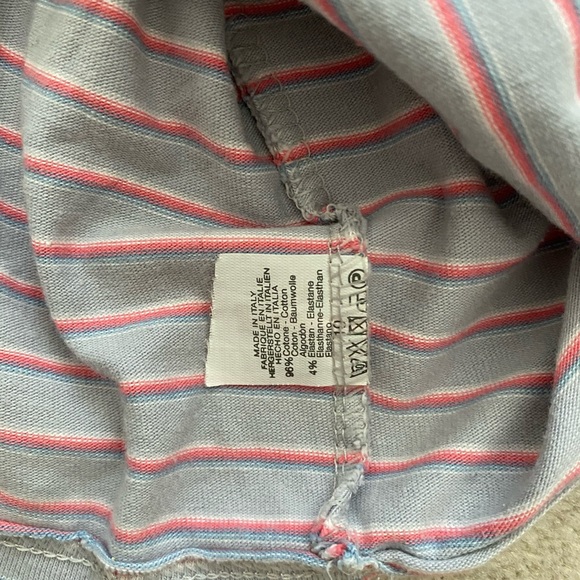 super rare cute colors stripe brandy crop tee - Picture 3 of 3